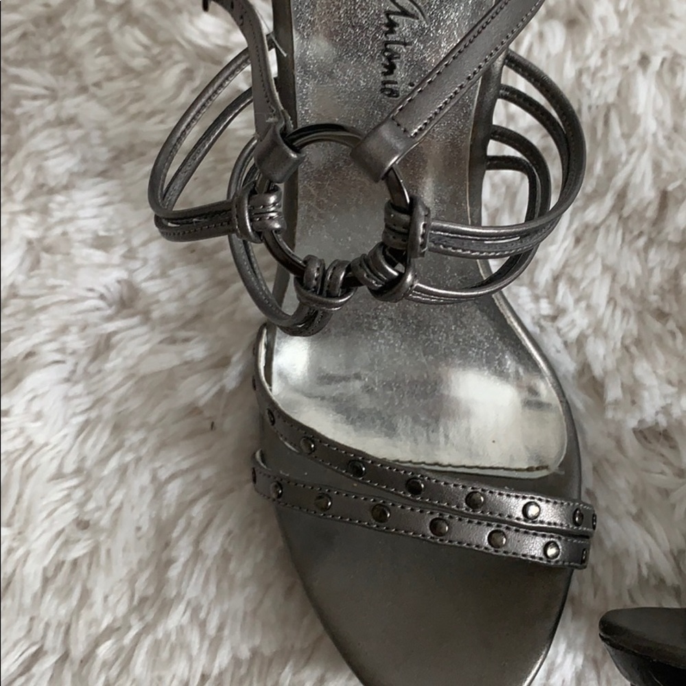 Gun metal sandals - Picture 2 of 5